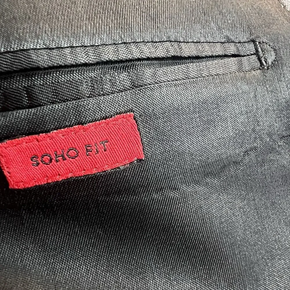 John Varvatos Blazer Dark Gray SOHO Fit Wool Men’s 44R - Picture 8 of 13